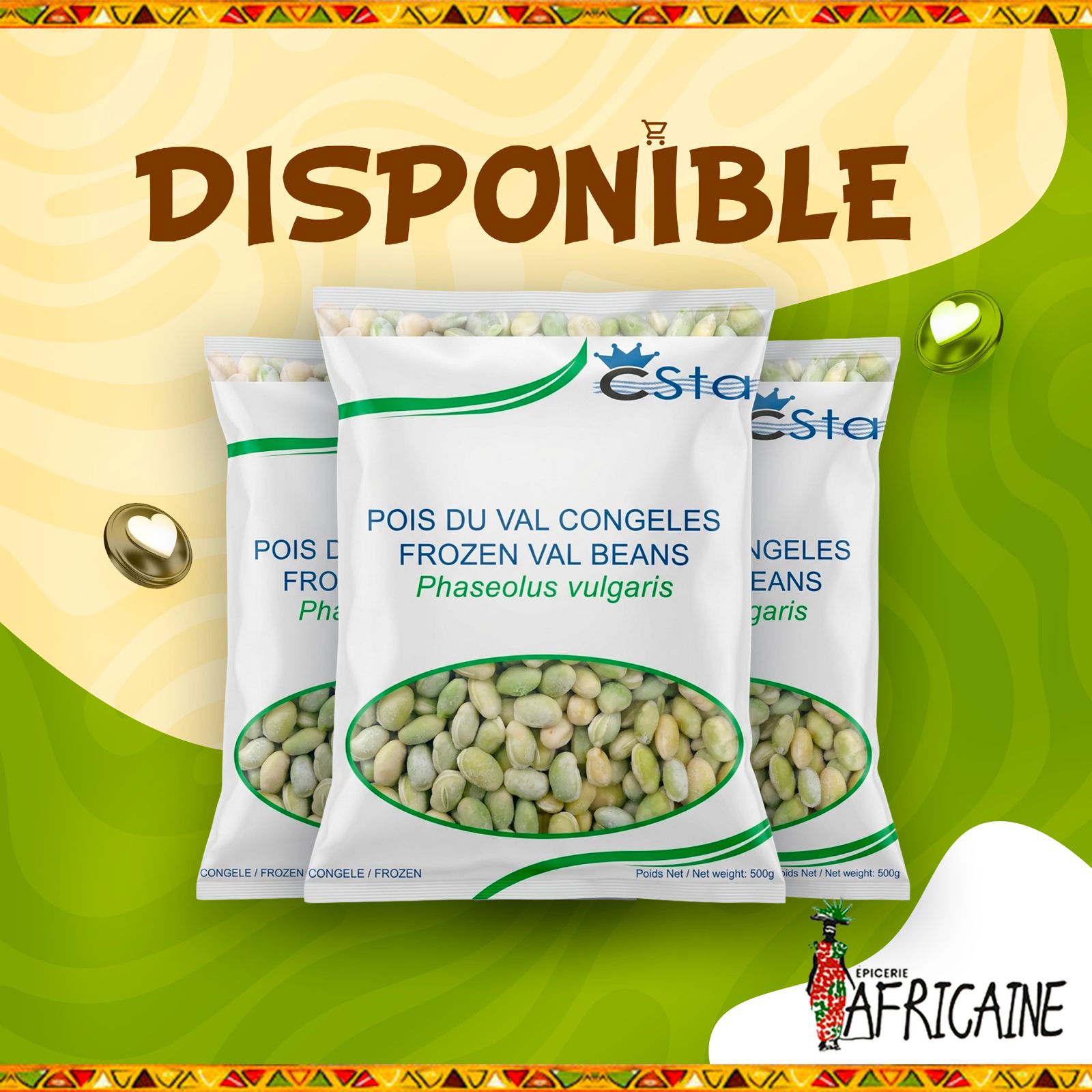 Pois du val congelés