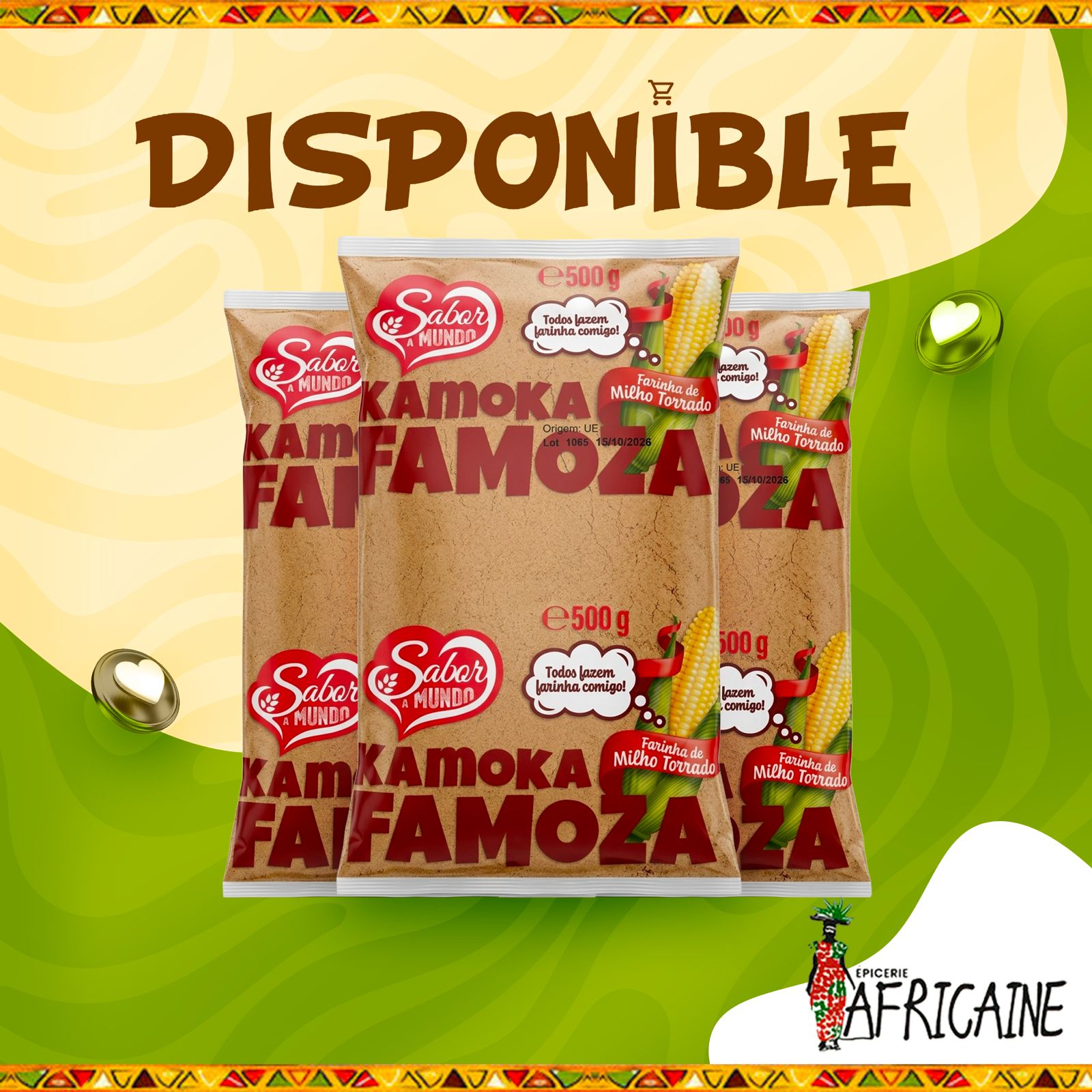 Kamoka famoza farine de milho torrado