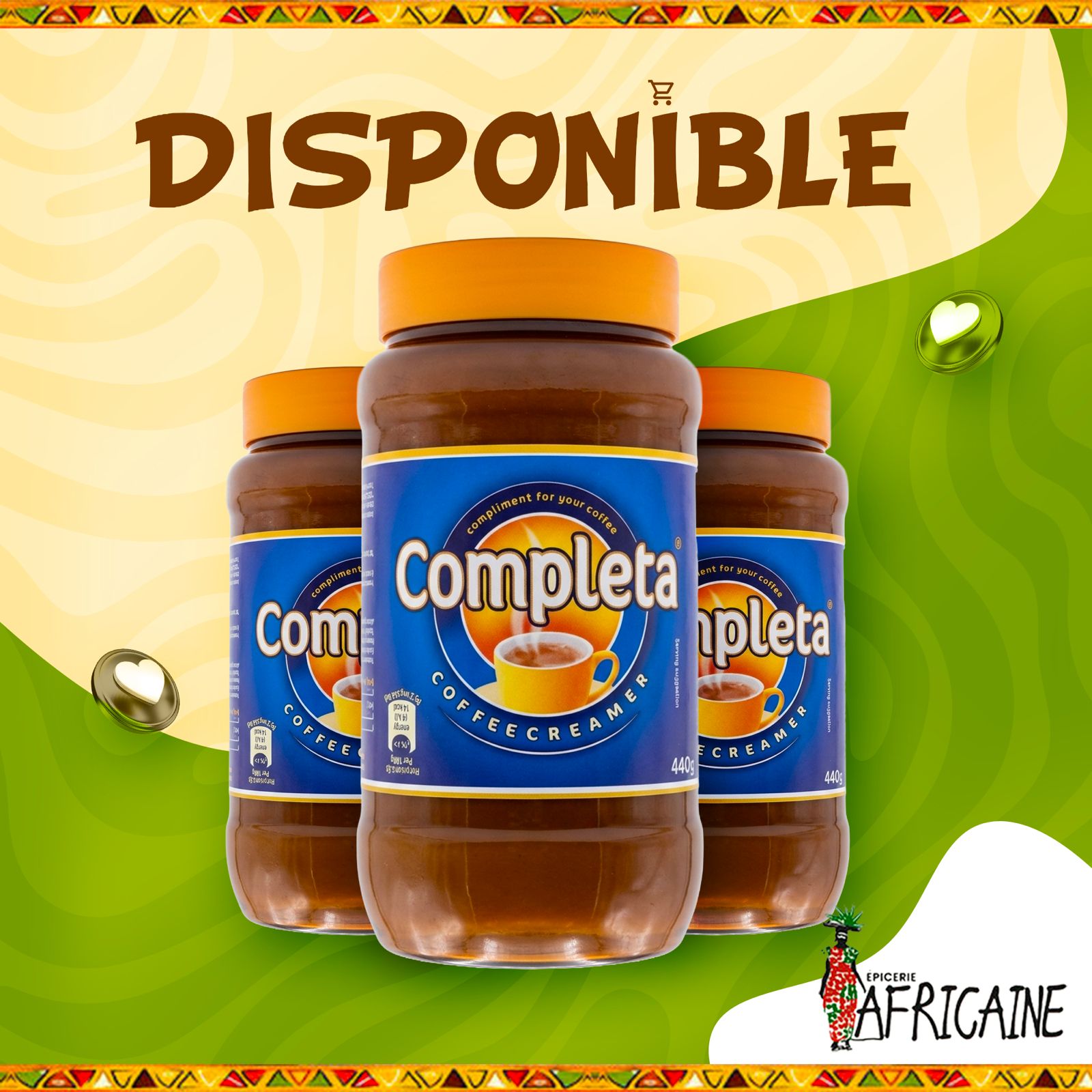 Completa coffee creamer